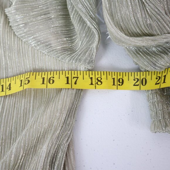 Bailey 44 Gold Silver Metallic Blouse XS - Picture 11 of 13